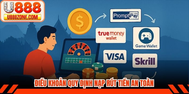  Điều khoản quy định nạp rút tiền an toàn