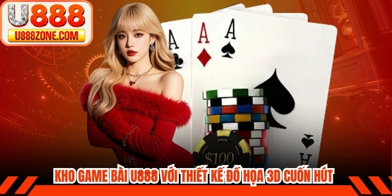 Kho game bài U888 với thiết kế đồ họa 3D cuốn hút